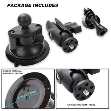 360° Rotation Windshield Mount for GoPro & DJI Camera