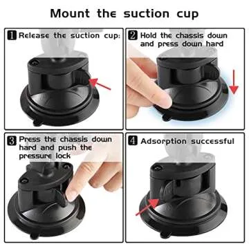 360° Rotation Windshield Mount for GoPro & DJI Camera