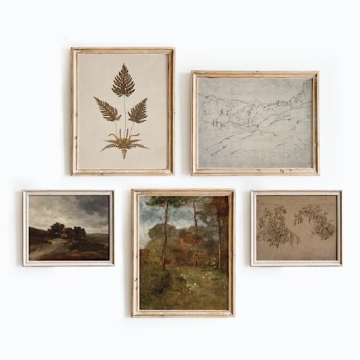 Charming Vintage Farmhouse Wall Art Prints - Set of 3