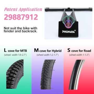 PHUNAYA Heavy Duty Vertical Bike Stand for Indoor Storage