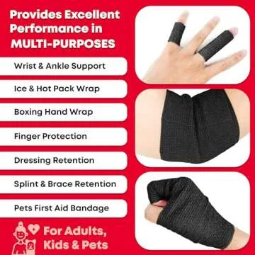 Ever Ready Self Adherent Bandages - 12 Count Pack 3" x 5 Yards