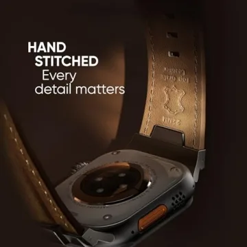 Durable Genuine Leather Apple Watch Ultra Bands