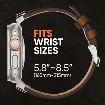 Durable Genuine Leather Apple Watch Ultra Bands