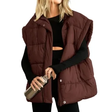 Songling Women’s Stylish Oversized Puffer Vest – Ultimate Comfort & Versatility
