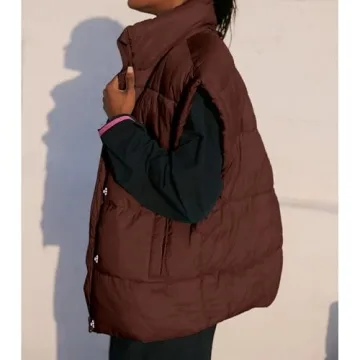 Songling Women's Oversized Puffer Vest for Chic Comfort