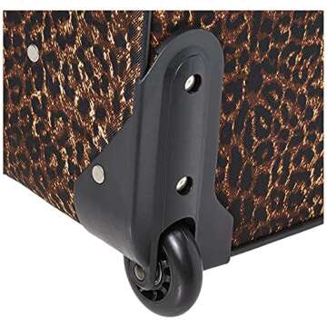 Rockland Fashion Softside Upright Luggage Set, Leopard, 2-Piece (14/19)
