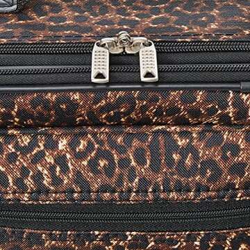 Rockland Fashion Softside Upright Luggage Set, Leopard, 2-Piece (14/19)