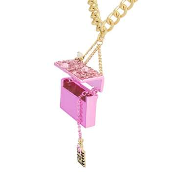Betsey Johnson Womens Going All Out Purse Pendant Necklace