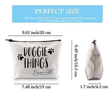 GJTIM Dog Doggie Gift Dog Mom Gift Dog Owner Gift Dog Lover Gift Doggie Things Paws Off Dog Travel B...
