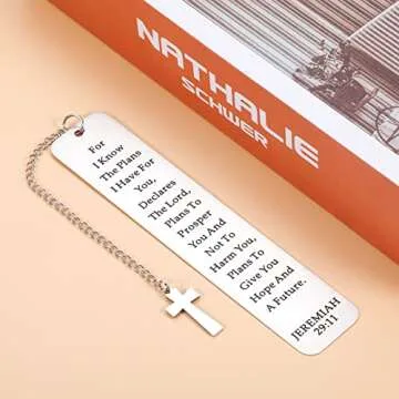 Bible Verses Bookmark Gifts for Women, Jeremiah 29 11, Christian Religious Easter Basket Stuffers fo...