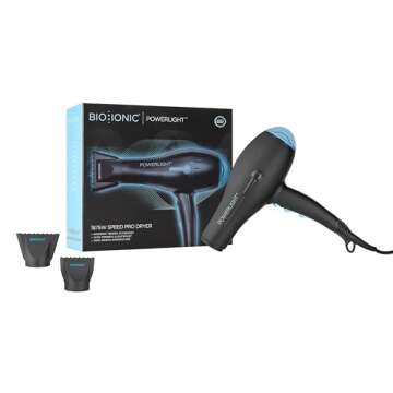 Lightweight BIO IONIC Powerlight Pro Hair Dryer