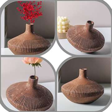 HANABASS Vintage Decorative Ceramic Vase for Home Styling
