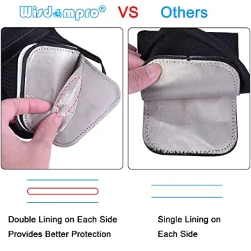 Wisdompro RFID Key FOB Protector - Signal Blocking Bag