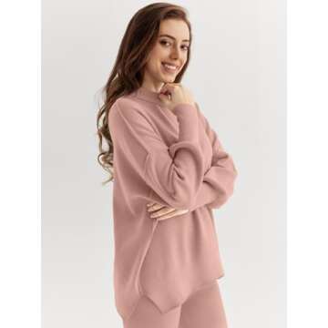 LILLUSORY 2 Piece Lounge Sets for Trendy Comfort