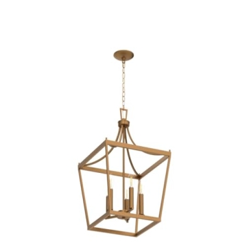 Elegant SAFAVIEH Kenris Gold 5-Light Pendant Lamp