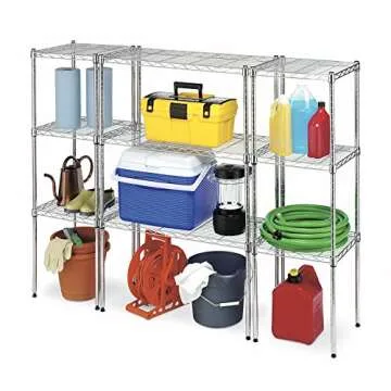 Whitmor Wire Shelving Unit for Easy Home Organization