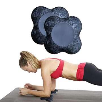 Zealtop Extra Thick Yoga Knee Pads Pack of Two Comfort
