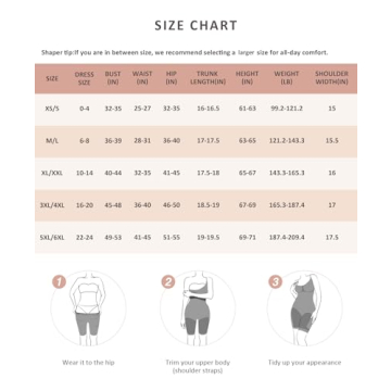 FeelinGirl Plus Size Tummy Control Shapewear