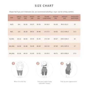 FeelinGirl Plus Size Tummy Control Shapewear
