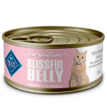 Blue Buffalo True Solutions Blissful Belly Digestive Care Natural Wet Food for Adult Cats, Chicken, ...