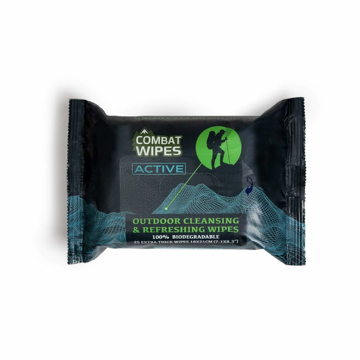 Combat Wipes ACTIVE - Outdoor Biodegradable Wet Wipes