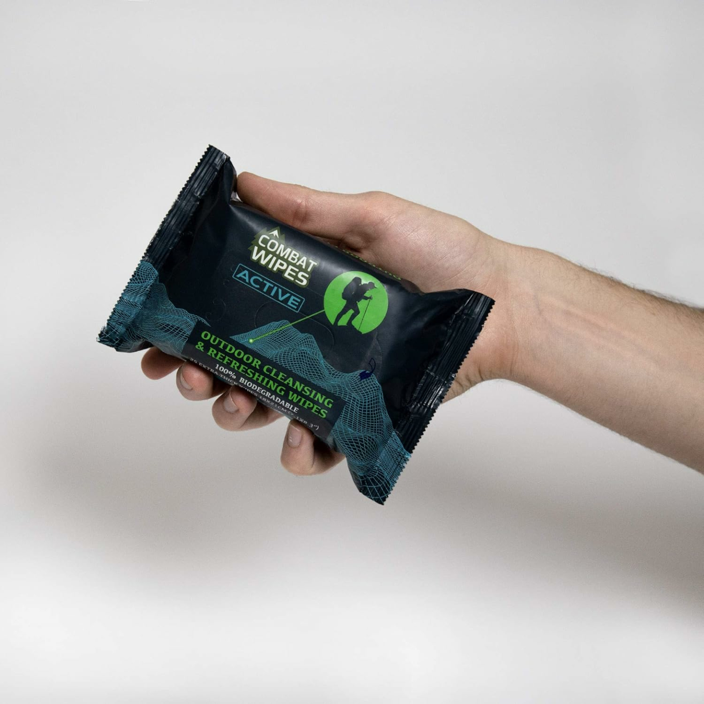 Combat Wipes ACTIVE - Outdoor Biodegradable Wet Wipes