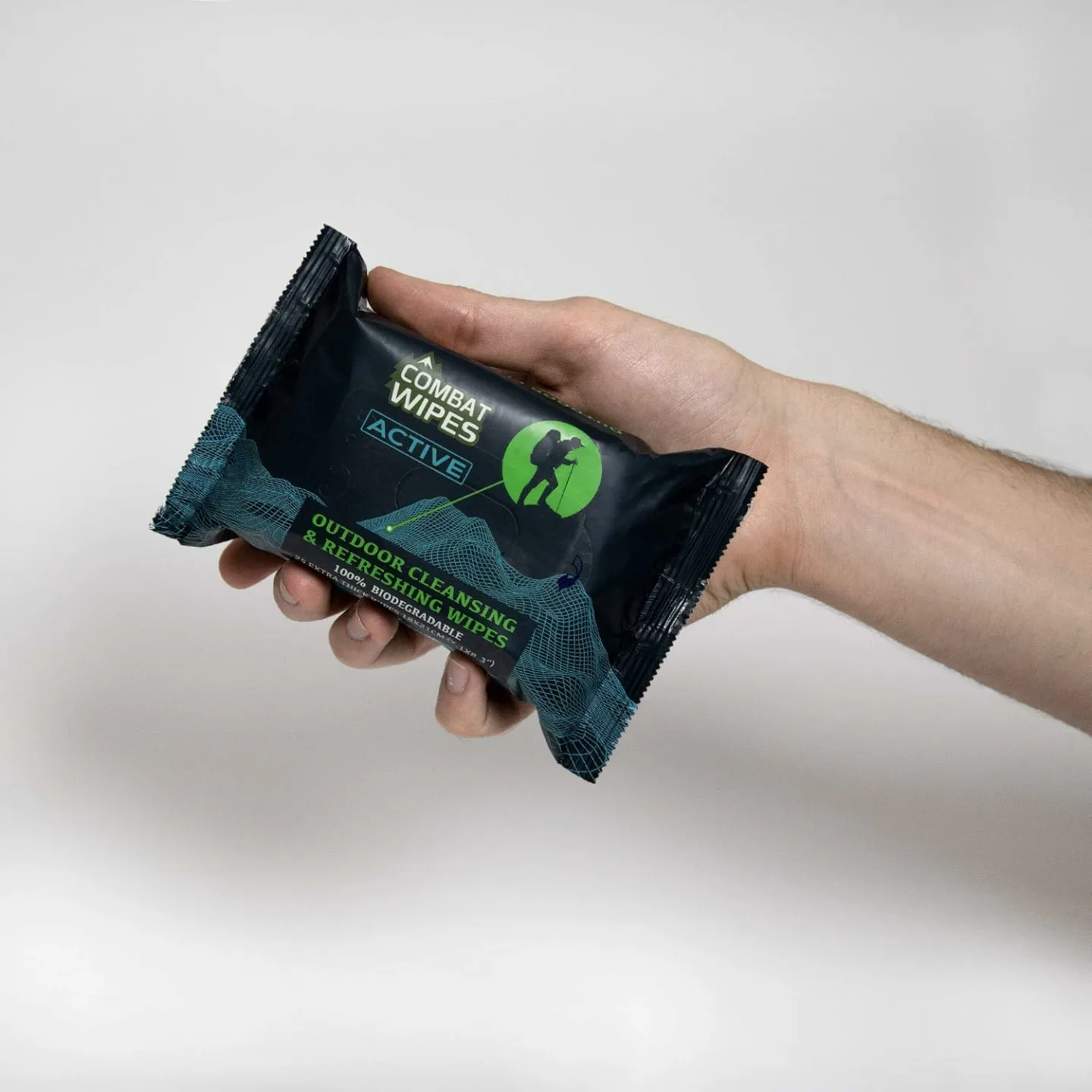 Combat Wipes ACTIVE - Outdoor Biodegradable Wet Wipes