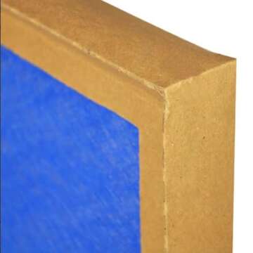 20x25x1 Air Filter Comparable to MPR 100 Basic Economy Furnace Filters, 12 Pack of Non Pleated Fiber...