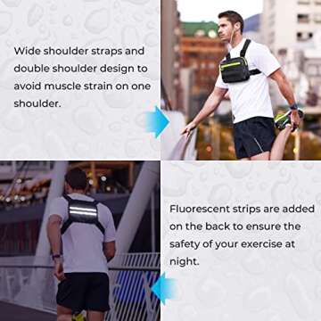 MJNUONE Outdoor Chest Bag for Men, Lightweight and Tactical