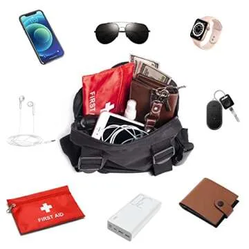 MJNUONE Outdoor Chest Bag for Men, Lightweight and Tactical