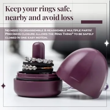 High-Quality Ring Holder, Waterproof Travel Jewelry Case