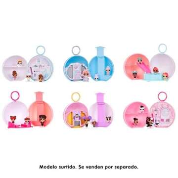 L.O.L. Surprise! Mini Winter Family with Doll, Lil Sis and Pet with 5+ Surprises- Collectible Holiday Toys, Stocking Stuffers, Great Gift for Kids Ages 4 5 6+ Years Old & Collectors