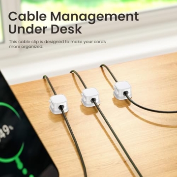 Magnetic Cable Clips for Easy Cord Management