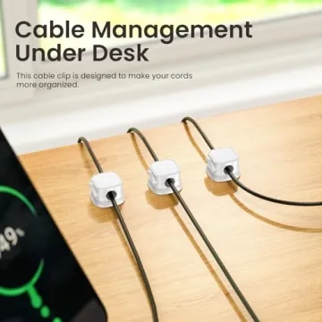 Magnetic Cable Clips for Easy Cord Management