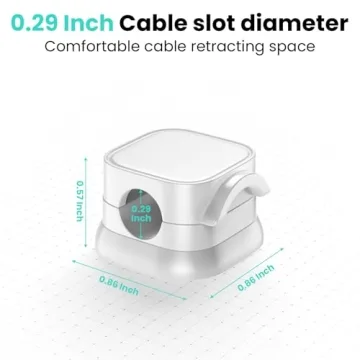 Magnetic Cable Clips for Easy Cord Management