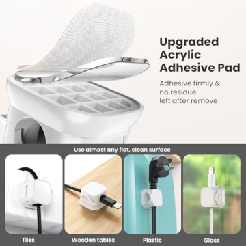 Magnetic Cable Clips for Easy Cord Management