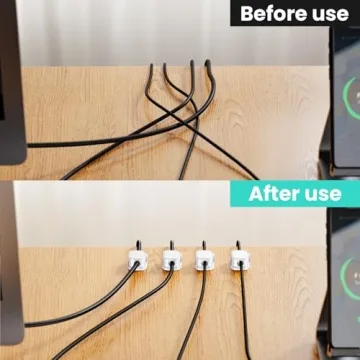 Magnetic Cable Clips for Easy Cord Management