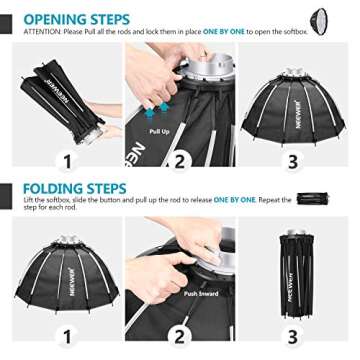 Neewer 33.4" Dodecagon Softbox for Versatile Lighting