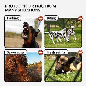 CollarDirect Dog Muzzle German Shepherd Dalmatian Doberman Setter Leather Basket Medium Large Breeds (Black, Large)