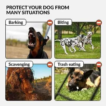 CollarDirect Dog Muzzle German Shepherd Dalmatian Doberman Setter Leather Basket Medium Large Breeds (Black, Large)