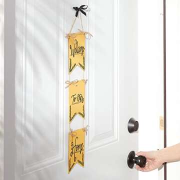 Juvale Unfinished Blank Wood Signs for DIY Crafts, Painting, and Engraving Wall Decorations (6 x 4 Inch) 48 Pack