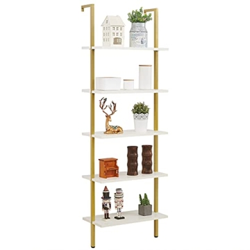 Modern 5-Tier Ladder Shelf for Stylish Storage