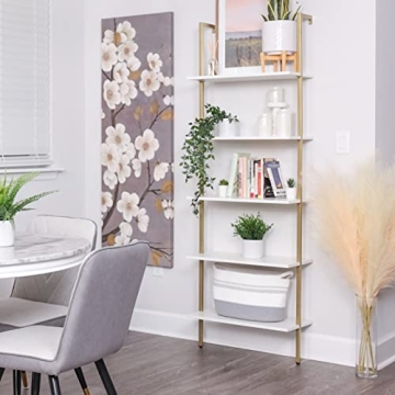 Modern 5-Tier Ladder Shelf for Stylish Storage