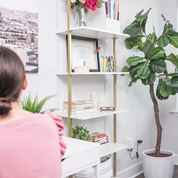 Modern 5-Tier Ladder Shelf for Stylish Storage