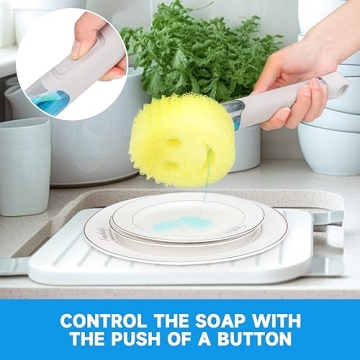 Smile Sponge Dish Wand for Scrub Daddy - Effortless Cleaning Tool