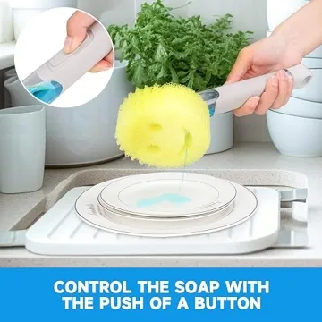 Smile Sponge Dish Wand for Scrub Daddy - Effortless Cleaning Tool