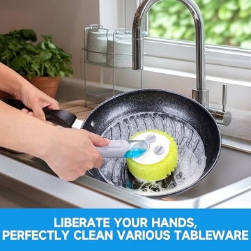 Smile Sponge Dish Wand for Scrub Daddy - Effortless Cleaning Tool