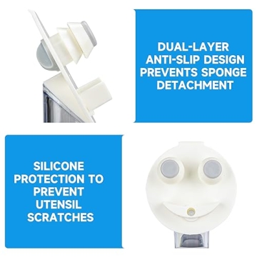 Smile Sponge Dish Wand for Scrub Daddy - Effortless Cleaning Tool