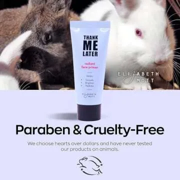 Elizabeth Mott Thank Me Later Radiant Illuminating Face Primer - Base Skin Primer for Glowy Makeup Application and Hydrating All-Day Wear - Cruelty-Free Long-lasting Makeup Gripping Formula 30 g