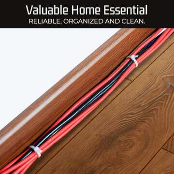 Bolt Dropper 8 Inch 1000 White Zip Cable Ties 40lbs Tensile Strength - Secure Projects with Confiden...